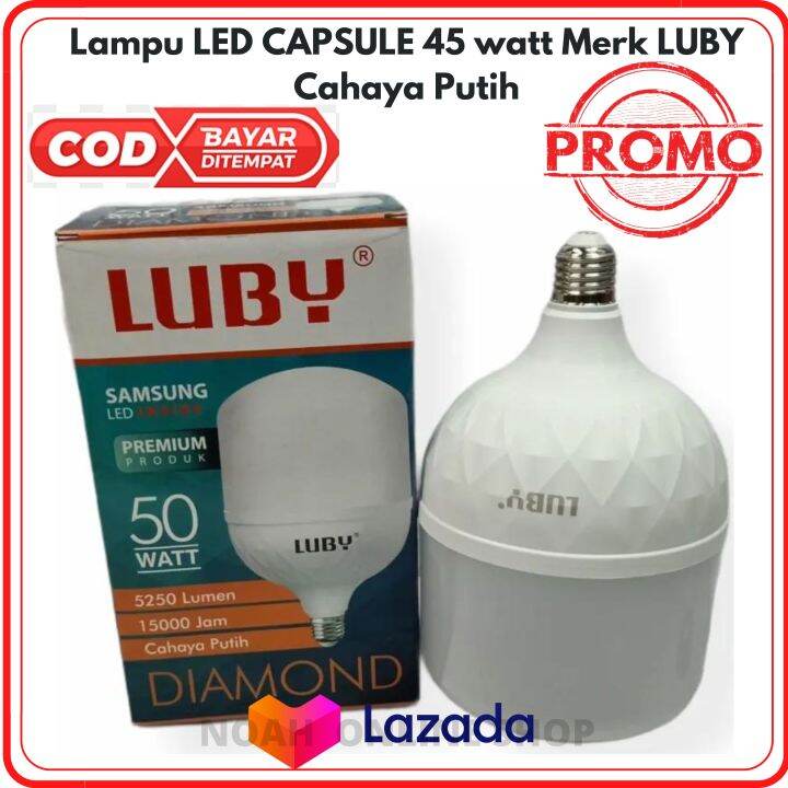 Termurah Lampu Led Capsule Watt Merk Luby Cahaya Putih Nos Lazada Indonesia