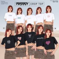 ZEROBOY // CROP-TOP // เสื้อครอปสีขาว&amp;ดำ