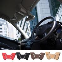 Sunglasses Holder For Car Sun Visor Sunglasses Holder Clip Universal Leather Vehicle Storage Tool Eyeglasses Mount Box Item Eyewear case