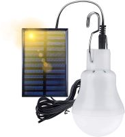 solar light 12 LED outdoor waterproof solar bulb hanging lamp courtyard garden solar led camping lights outdoors