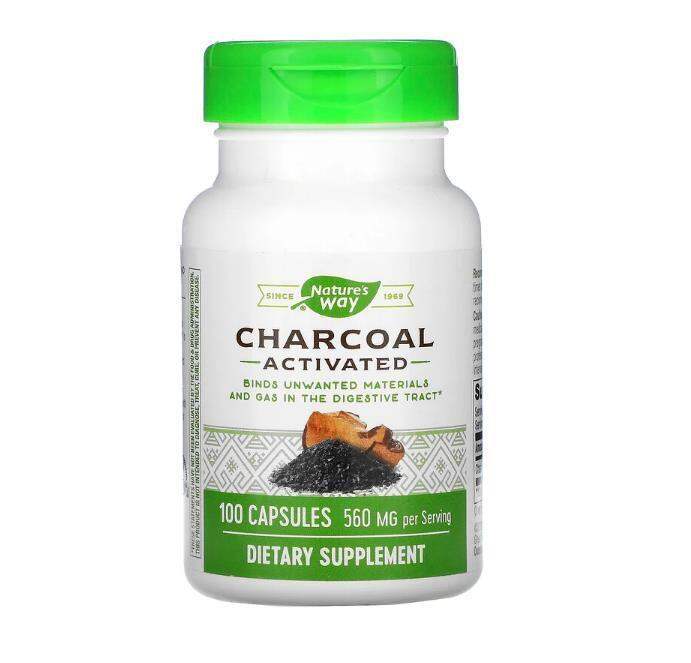 The Nature 's Way capsule 280 mg Charcoal Activated carbon Activated
