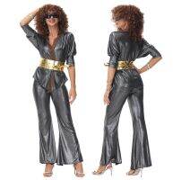 [COD] Cross-border womens hippie bar disco ball retro dance catwalk stage costumes