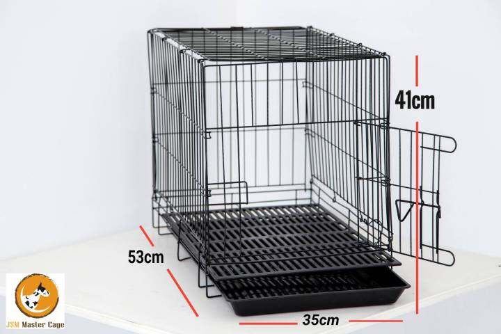 c10-กรงใส่สัตว์เลี้ยง-ขนาดเล็ก-พื้นพลาสติกถอดล้างได้-กรงสุนัข-กรงหมา-กรงแมว-กรงกระต่าย