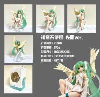 หุ่นสาวสวย MIKU Hatsune สดใส ver นางฟ้าจี ปีก ท่านั่ง บรรจุกล่อง โมเดล ของตั้งโชว์ ~