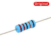 【2023】50pcsLOT 1W 11Ω 1.2 1.5 2 2.4 3 3.3 3.6 4.7 10K 20 222 30 47 51 68 100 220 330R M Ohm Color Ring Metal Film Resistor