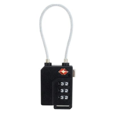 【YF】 3 Digit Password Lock Steel Wire Security Suitcase Luggage Coded Cupboard Cabinet Locker Padlock