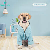 DOGLEMI Shop เสื้อสุนัขสำหรับสุนัข,ชุดนอนสุนัขวาฟเฟิลระบายอากาศที่สะดวกสบายสุนัขสำหรับสัตว์เลี้ยงมีสไตล์คลังสินค้าพร้อม