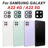 【▼Hot Sales▼】 xuren5304977 กระจกกล้องถ่ายรูปหลังด้านหลังเลนส์สำหรับซัมซุง Galaxy A22 5G A22 4G สติกเกอร์ติดกาวอะไหล่ A225f A226b/Dsn