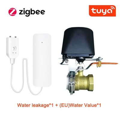 Tuya Smart Zigbeewifi Water Leakage Alarm Smart Home Water Leak Sensor Detector Flood Alert Overflow Security Alarm System