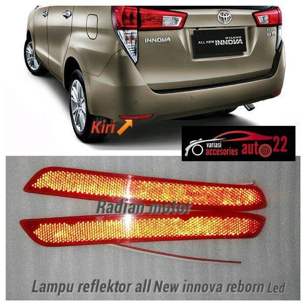 Lampu Reflektor Mata Kucing Bumper Belakang All New Innova Reborn Pakai