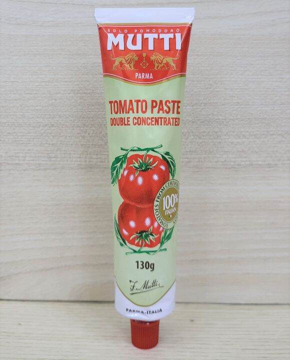 MUTTI (tuýp 130g) SỐT CÀ CHUA ĐẬM ĐẶC 99,5 Tomato Paste Double