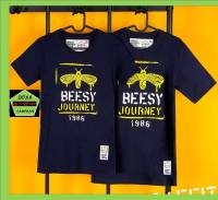 Beesy เสื้อคอกลม ชาย หญิง รุ่น Graffiti สีกรม