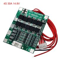 【】 Lanka Retail Pvt Ltd แผ่นป้องกันแบตเตอรี่ลิเธียมไอออน30A BMS,ขนาด4S 14.8 18650 V มาพร้อมกับสายเคเบิล