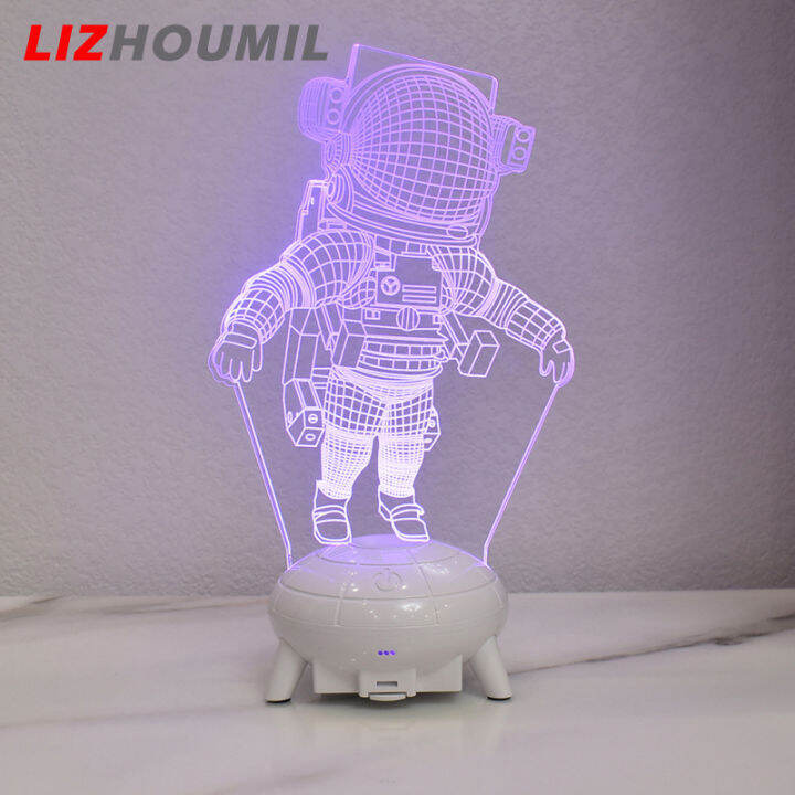 lizhoumil-โคมไฟโต๊ะมีสีสันไฟกลางคืน3d-นักบินอวกาศพร้อมการตกแต่งบ้านฐานยูเอฟโอสำหรับของขวัญวันเกิดคริสต์มาสเด็ก