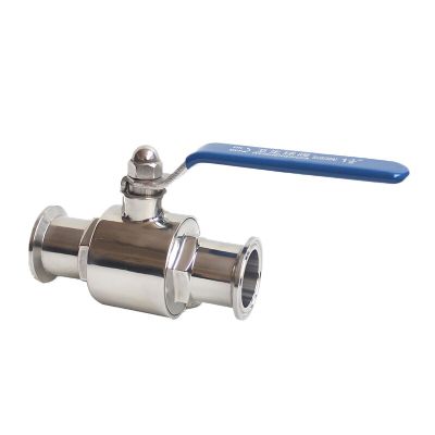 Sanitary Ball valve 3/4" O.D 19mm stainless steel Food grade Sanitary clamp Ferrule Quick connect straight ball valve
