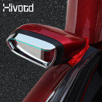 Hivotd For MG ZS Car Accessories 2017-2020 Rearview Mirror Eyebrow Visor Chrome Exterior Modification Sunny Blade Shade Protect