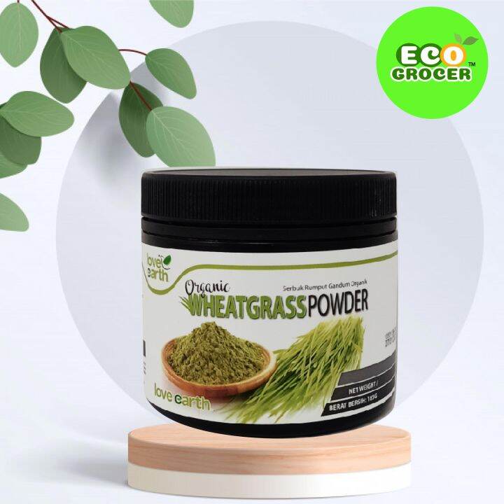 Love Earth Organic Wheatgrass Powder 有机小麦草粉 185g Lazada