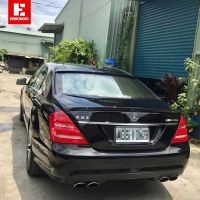 สปอยเลอร์หลังคาด้านหลัง W221สำหรับ Mercedes Benz S Class W221รถ2006-2013 ABS รถด้านหลังสปอยเลอร์หลังสปอยเลอร์ติดขอบหลังคารถ