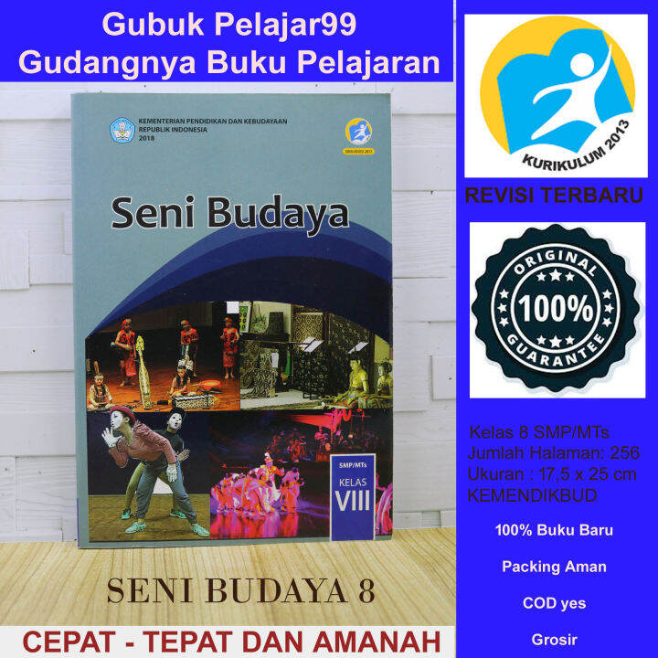 BUKU SISWA SENI BUDAYA KELAS 8 Untuk 1 Tahun SMP/MTs K13 REVISI TERBARU ...