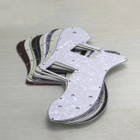 FLEOR Pickguard Humbucker ปิคการ์ดกีตาร์รอยขีดข่วนแผ้น &amp; สกรูเหมาะกับเม็กซิโก72ชิ้นส่วนกีตาร์สไตล์ดีลักซ์ TL