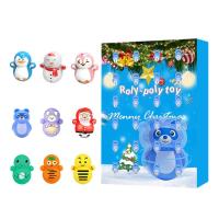 Christmas Advent Calendar Toys 24Pcs Christmas Countdown Tumbler Doll Advent Calendar Penguin Series Treats Goodie Bag Party Favors for Children Girls Boys stylish