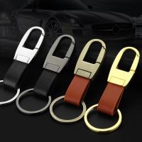 Fashion Leather key Chain New Men Women Metal Waist Hanging KeyChain Best Gift Key Ring jewelry