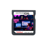 7800 In 1ตลับวิดีโอเกมการ์ดรองรับสำหรับ NDS 3DS 2DS NDSL จำลอง GBA GBC FC MD