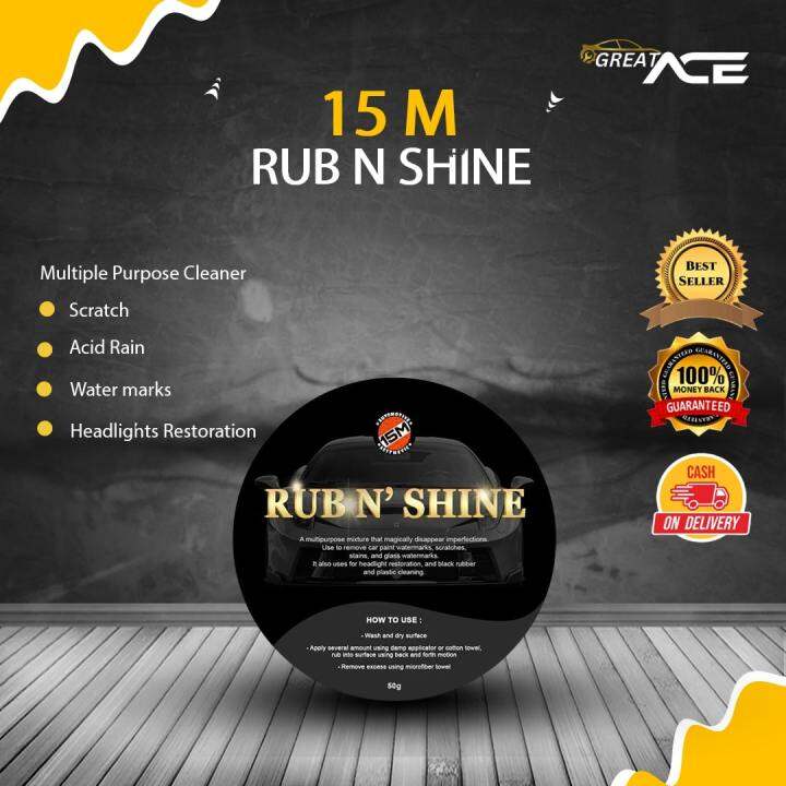 BEST SELLING ORIGINAL 15M RUB N' SHINE Car Scratch Remover Headlight
