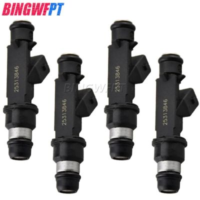 4PCS Bico หัวฉีดน้ำมันเชื้อเพลิง25313846สำหรับ OPEL Vauxhall Astra Combo Meriva Vectra Zafira Z14XE Z16XE Y16YNG 1.4L 1.6L 4V 1998-2011