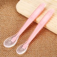 Supplementary Food Spoons  Baby Silicone Spoons  Soft Headed Babies  Temperature Sensitive And Anti Scalding Feeding Baby Tablew Bowl Fork Spoon Sets