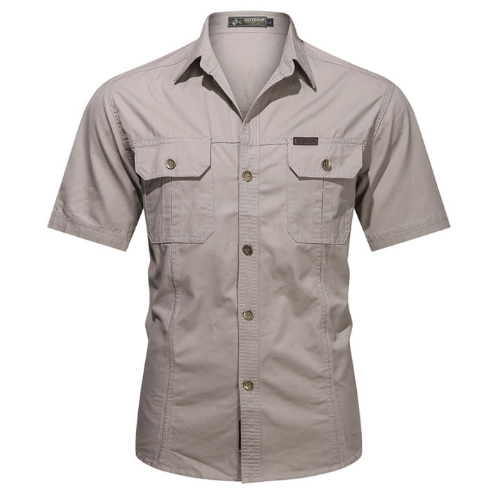 แบรนด์โทชิเนะกางเกงคาร์โก้บุรุษเสื้อ95-ฝ้าย-safari-แขนสั้นเสื้อตัวอักษร-patch-กองทัพ-camisa-เสื้อผ้าไซส์พิเศษแนวสตรีตแวร์