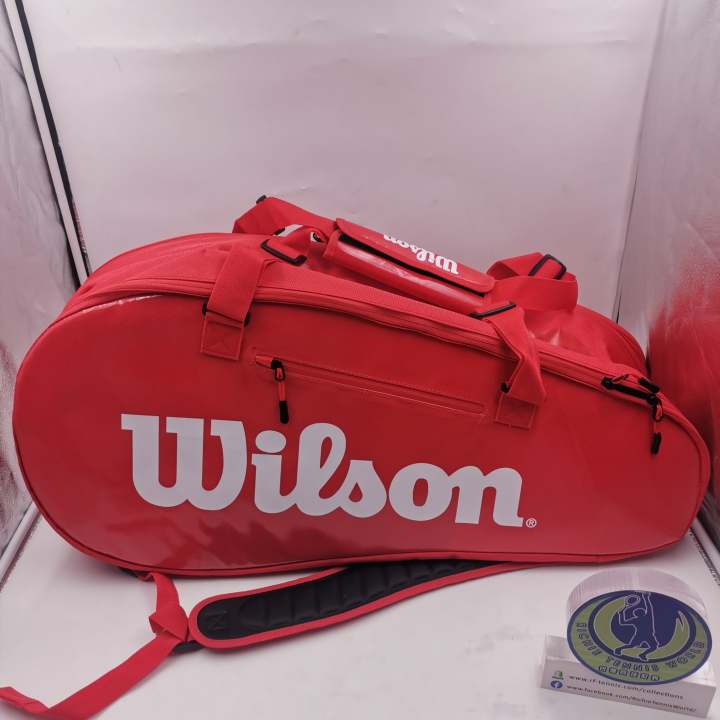 Super Tour 9 Pack Tennis Bag Red