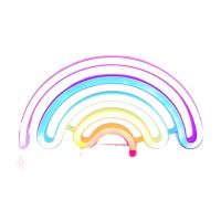 Rainbow Unicorn Neon Led Night Lamp Girls Bedroom Warm Night Light Room Decoration 3d Acrylic Table Desk Lamp Gifts