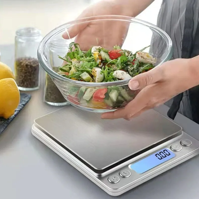 Chwares Digital Kitchen Scales,usb Charging, 3kg/0.1g Mini Food