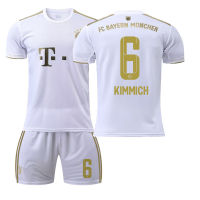 22-23 Bayern Away White 17 Manet 6 Kimich 25 Mueller 10 Sanet เด็กผู้ใหญ่ชุดฟุตบอล