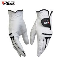 PGM Mens Golf Gloves Sheepskin Left/Right Hand Soft Breathable Non-slip Particle Accessories ST002