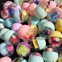 Teeker Gashapon Ball ไข่ของเล่นลูกบอลแสนตลกเพื่อการศึกษาของเด็กทารกพร้อมตุ๊กตาพวงกุญแจรูบิคฟิกเกอร์รถยนต์ของเล่นสัตว์ของขวัญสำหรับเด็ก