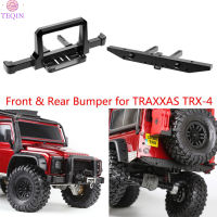 TEQIN อะลูมินัมอัลลอยหน้าและ Bemper Belakang ชิ้นส่วนอัปเกรดรถ RC สำหรับ Traxxas TRX-4ตีนตะขาบ