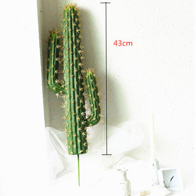 【cw】Large Artificial Cactus Fake Flower Succulents Window Garden Decoration DIY Art Beautification Ho Living Room Party Home Deco