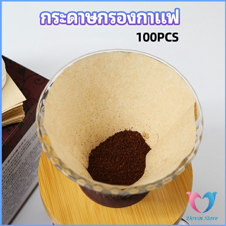 กระดาษกรองกาแฟ-กระดาษดริป-และกากกาแฟสกัดเย็น-รูปตัว-วี-coffee-filter-paper