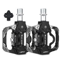 WEST BIKING MTB Bike Pedals Dual Platform SPD Clipless Bicycle Pedals Sealed Bearing for MTB Mountain Road Bikes