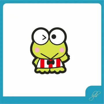 60pcs Keroppi Stickers Cute Frog Graffiti Expression Sanrio Stickers Kawaii  Sticker Pack Laptop Skin Waterproof Phone Case Kids