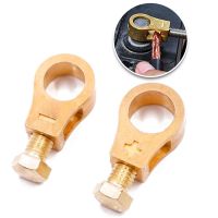 ❀▣☢ Copper Car Battery Terminal Wire Cable Clamp Top Quick Post Terminal Positive Negative Electric Connector Clamps Auto Accessorie