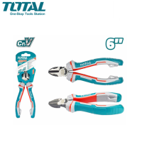 TOTAL คีมตัดปากเฉียง ขนาด 6 นิ้ว High Leverage รุ่น THT230606S ( Diagonal Cutting Plier )