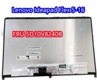 หน้าจอสัมผัสสำหรับการงอไอเดียแพด Lenovo 16นิ้ว5-16ซีรีส์ Flex 5 16ALC7 Flex 5 16IAU7จอแสดงผล Assembly1920x1200 2560X1600