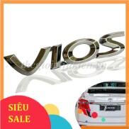 Logo chữ VIOS 3D nổi dán trang trí xe Toyota Vios giá rẻ