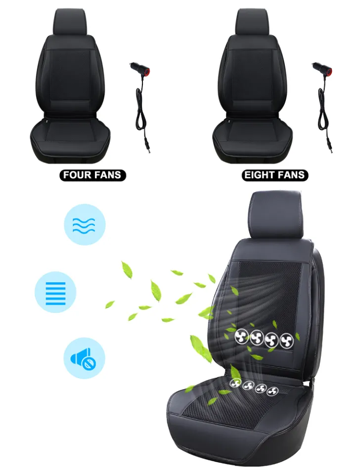 Car Seat Cooling Pad With Fan & Air Conditioning System For Car