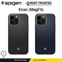 Spigen Enzo (MagFit) เคสหนังสำหรับ iPhone 14 Pro Max/ iPhone 13 Pro Max/ iPhone 13 14 Pro เคสโทรศัพท์พร้อมฝาครอบป้องกัน Magsafe | ของแท้