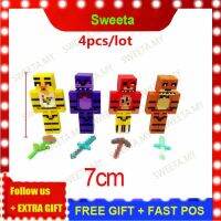 ื่น BaErNongYeYou 4ชิ้น/เซ็ต Minecraft FNAF ห้าคืนที่เฟร็ดดี้4บล็อกตัวต่อ