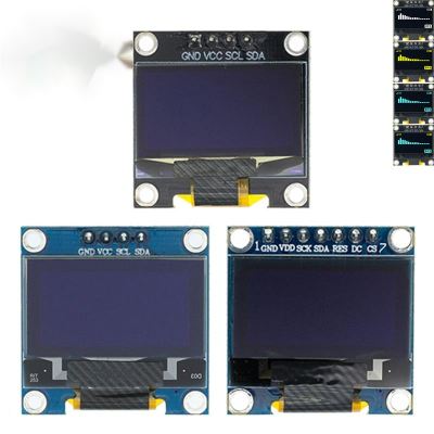 0.96นิ้ว IIC SPI SERIAL 74Pin สีขาวสีฟ้าสีเหลืองสีเหลือง OLED โมดูลจอแสดงผล SSD1306 1284หน้าจอ LCD สำหรับ Arduino